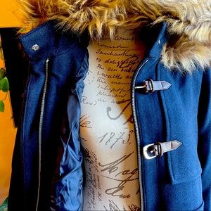 Wool Jacket CoffeeShop removable hood